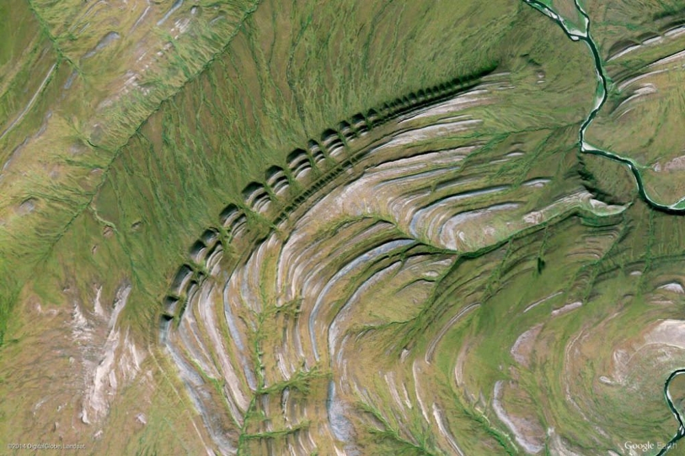 Google Maps'teki En Garip Doğa Görüntüleri 8