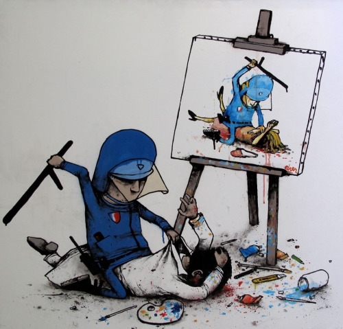 Fransız Sokak Sanatçısı Dran'dan Günümüze Bakış 1