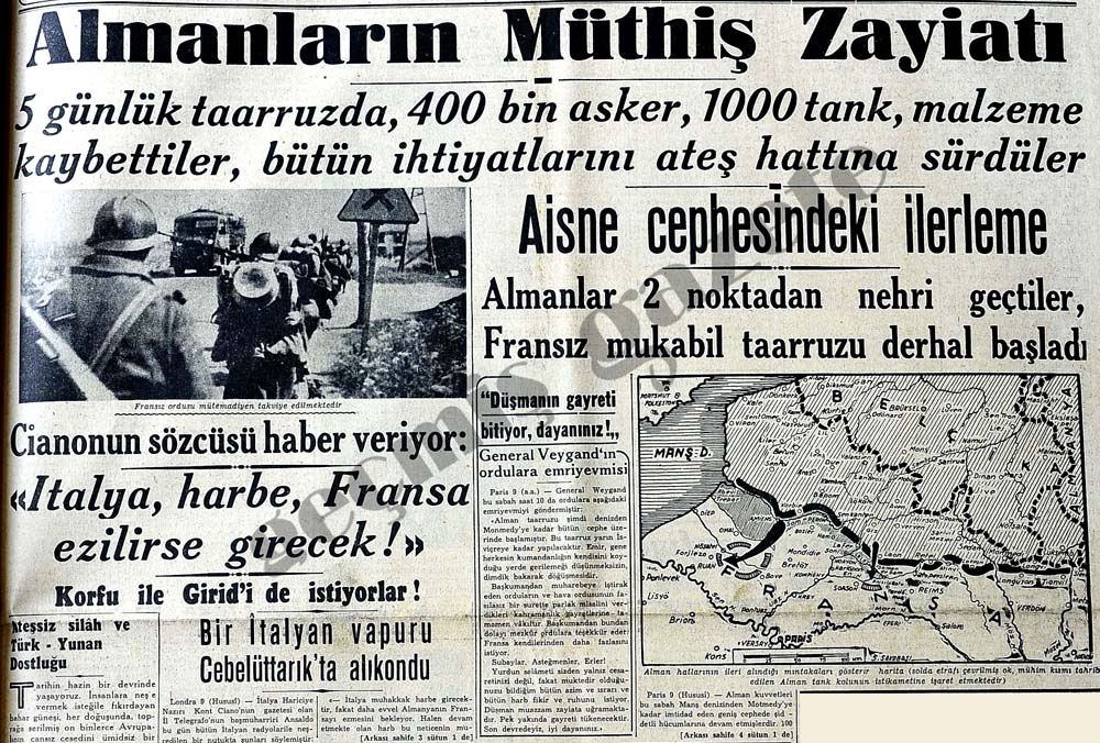 2.Dünya Savaşında Ülkemizdeki Gazete Manşetleri 29