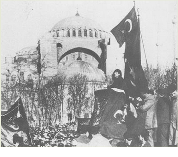 1919 Sultanahmet Mitinginden Görüntüler ve Gazete Manşetleri 1
