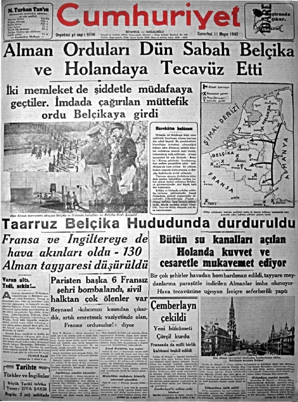 1919-1942 Yılları Arasında Yayımlanan Gazete Manşetleri 32