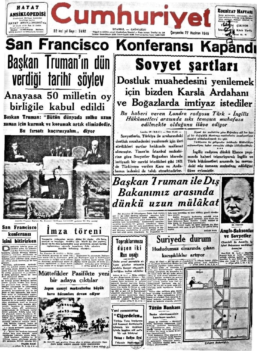 1943-1950 Yılları Arası Gazete Manşetleri 11