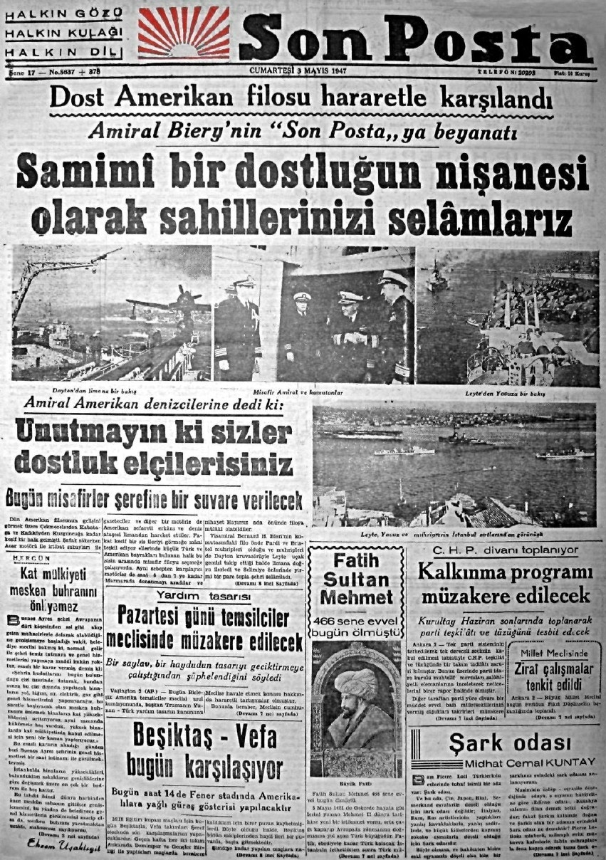 1943-1950 Yılları Arası Gazete Manşetleri 30