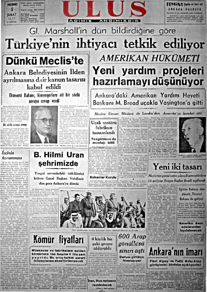 1943-1950 Yılları Arası Gazete Manşetleri 32