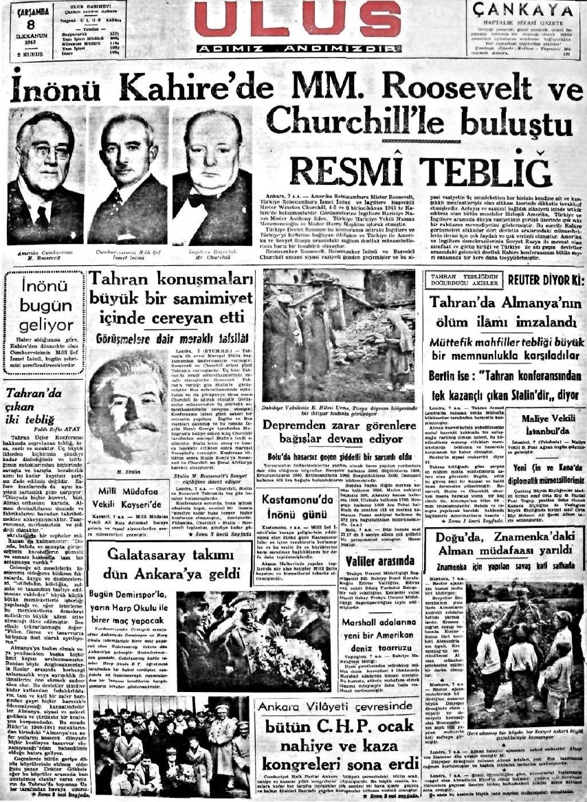 1943-1950 Yılları Arası Gazete Manşetleri 4