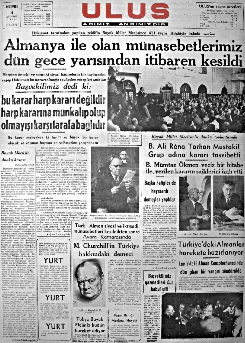 1943-1950 Yılları Arası Gazete Manşetleri 5