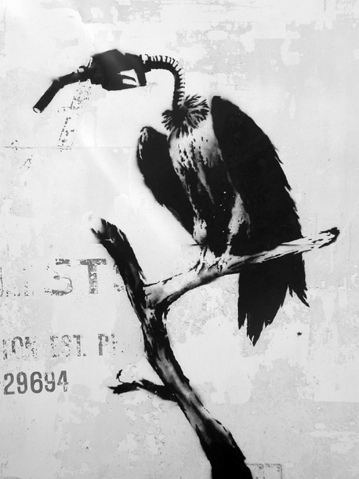 Kim Olduğu Bilinmeyen Banksy'den Çarpıcı Duvar Çizimleri 10