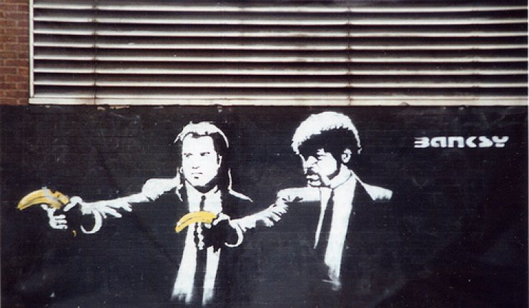 Kim Olduğu Bilinmeyen Banksy'den Çarpıcı Duvar Çizimleri 13