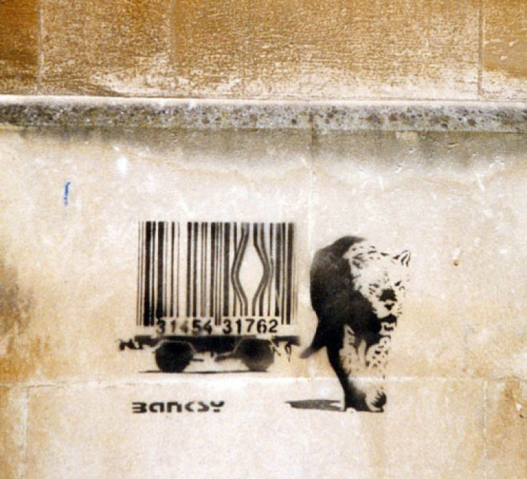Kim Olduğu Bilinmeyen Banksy'den Çarpıcı Duvar Çizimleri 6