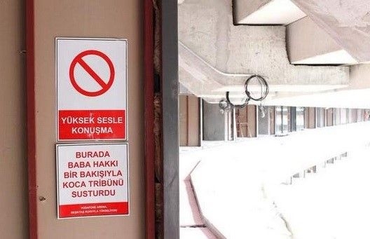 Beşiktaş Stadı İnşaatındaki Efsane Uyarı Levhaları 3