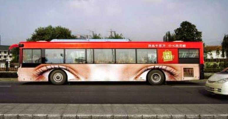 Birbirinden Yaratıcı Tasarıma Sahip Otobüs Reklamları 17