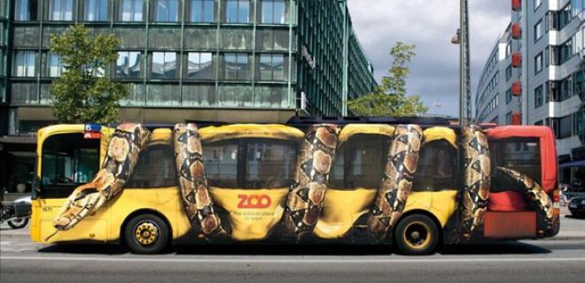 Birbirinden Yaratıcı Tasarıma Sahip Otobüs Reklamları