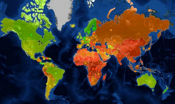 Dünyanın En İlginç Haritaları 40