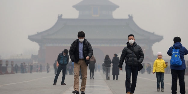 Pekin'in Kirli Havasını Gözler Önüne Seren 10 Çarpıcı Fotoğraf 4