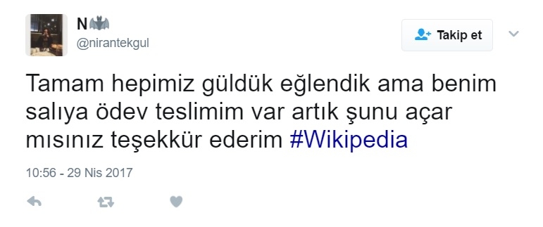 Wikipedia'nın Kapatılması İçin Komik Tweetler 16