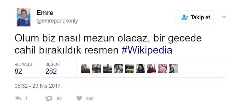 Wikipedia'nın Kapatılması İçin Komik Tweetler 4