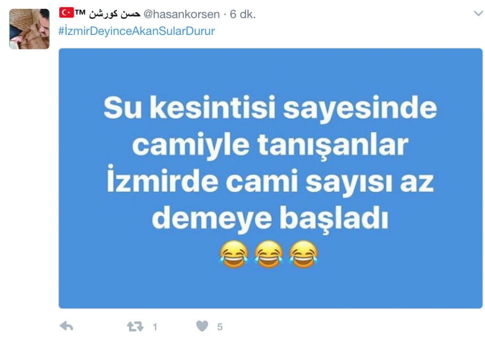 İzmir Susuz Kaldı Twitter Coştu! 4