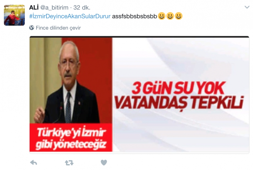 İzmir Susuz Kaldı Twitter Coştu! 5