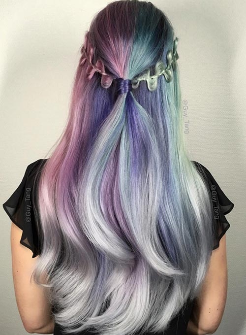 En Yeni Trend; Renkli Unicorn Saçlar 13