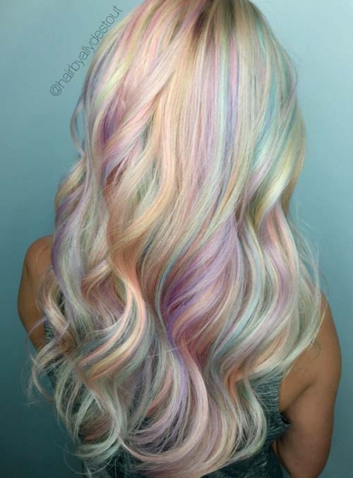 En Yeni Trend; Renkli Unicorn Saçlar 14