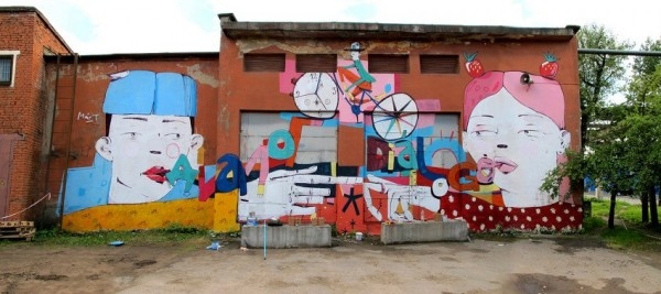 Duvarları Renklendiren Bisiklet Grafitileri 11