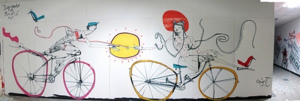Duvarları Renklendiren Bisiklet Grafitileri 4