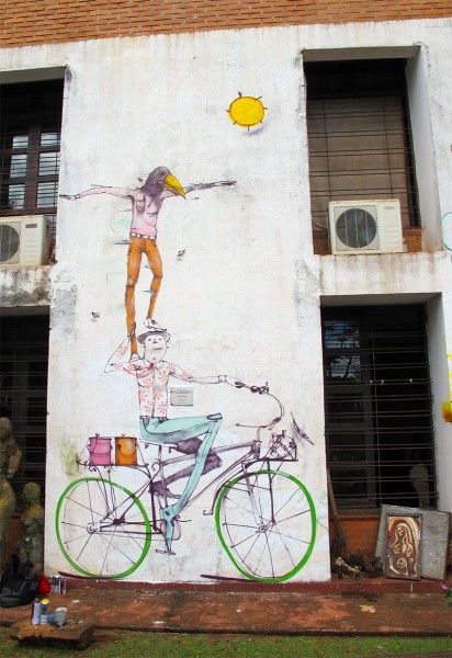 Duvarları Renklendiren Bisiklet Grafitileri 6