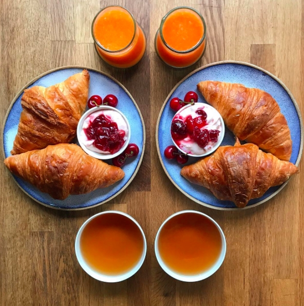 Yemek Fotoğrafçısından Simetrik Kahvaltılar 10