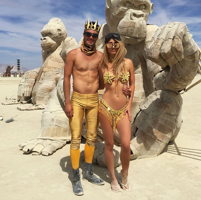 Burning Man 2017'den Renkli Kareler 1