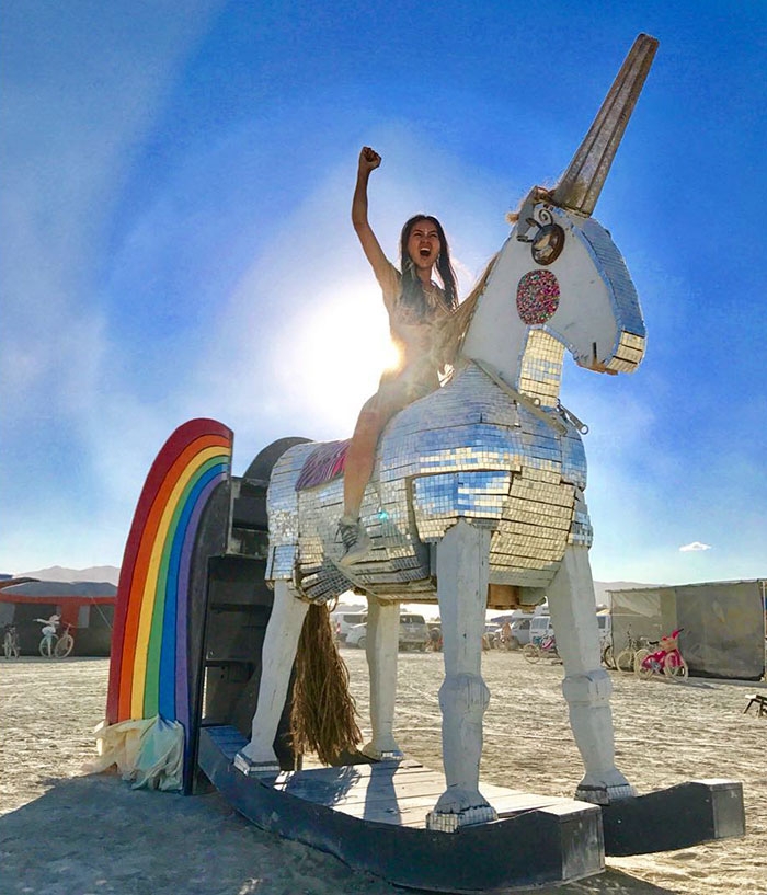 Burning Man 2017'den Renkli Kareler galerisi resim 2