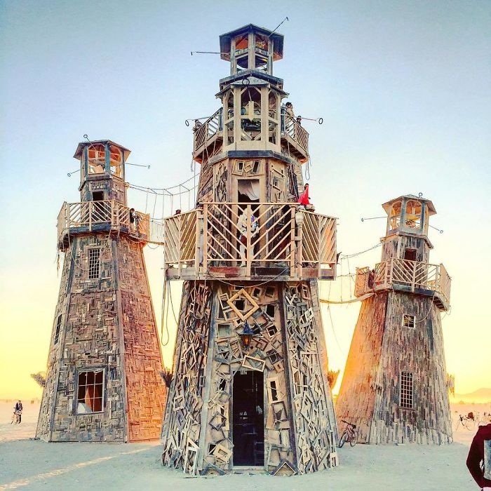 Burning Man 2017'den Renkli Kareler 25
