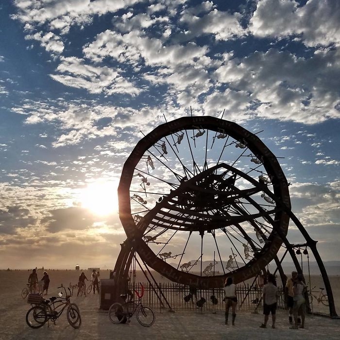 Burning Man 2017'den Renkli Kareler 29