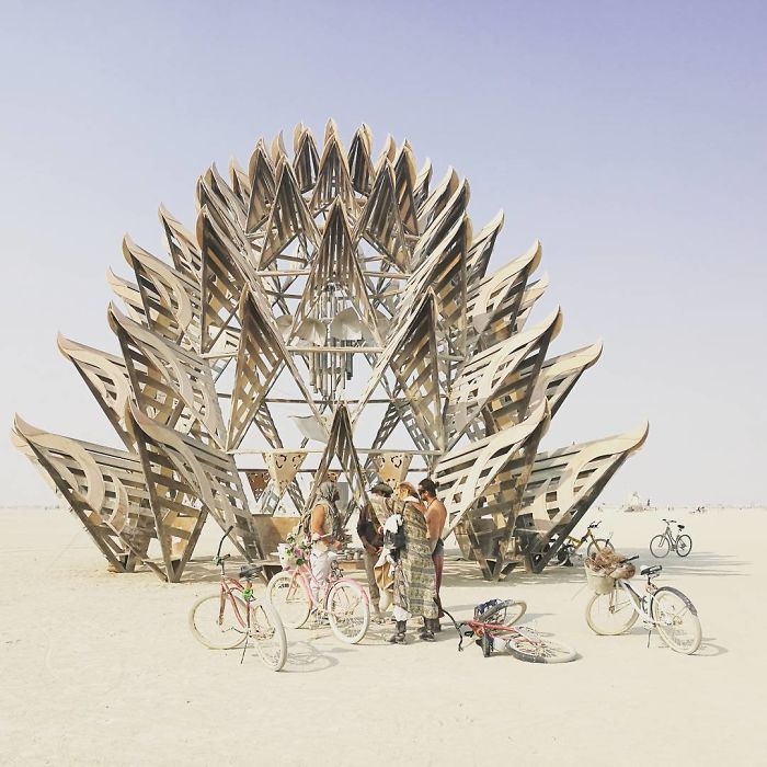 Burning Man 2017'den Renkli Kareler 31