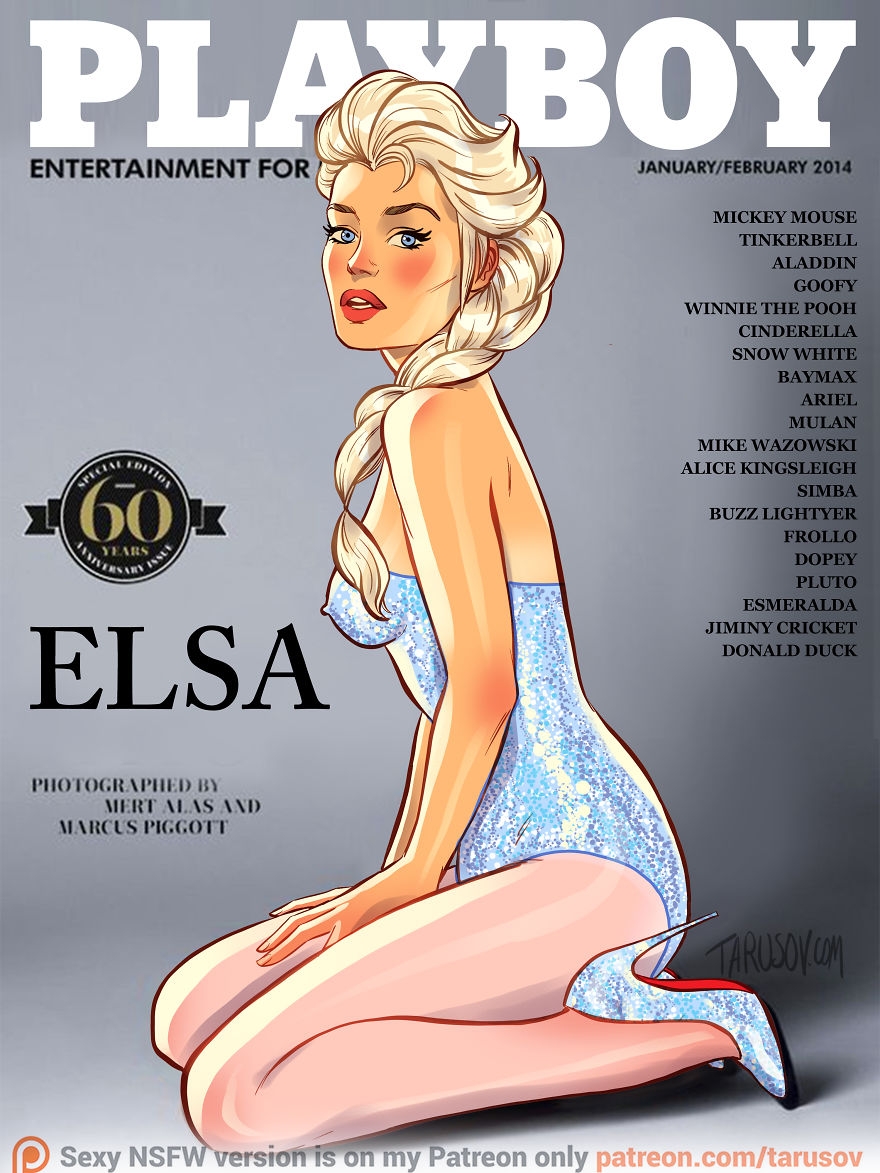 Disney Prensesleri Playboy Dergisi Kapağında galerisi resim 6