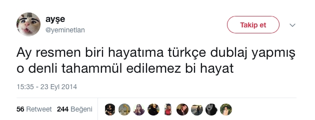 Türkçe Dublaja Nefret Kusan Tweet'ler 12