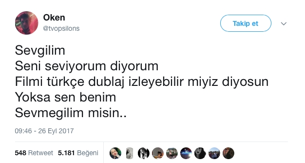 Türkçe Dublaja Nefret Kusan Tweet'ler 3