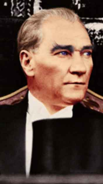 Renklendirilmiş Atatürk Fotoğrafları Çok Özel Resimler 24