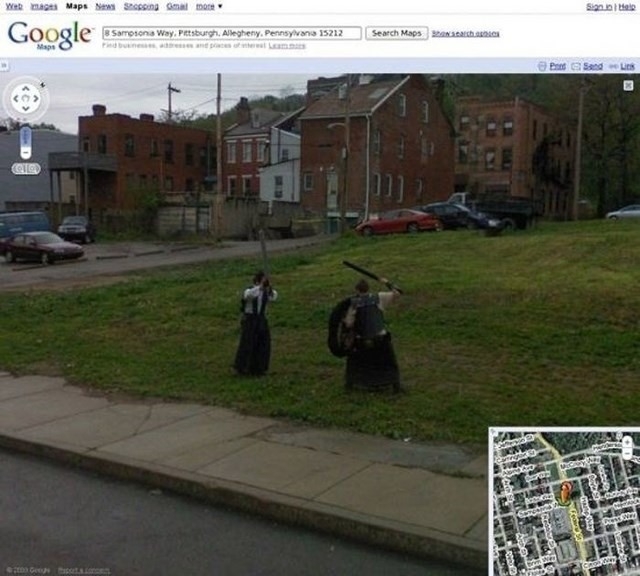 Google Street View Kameralarına Takılan Biribirinden İlginç Görüntüler 25