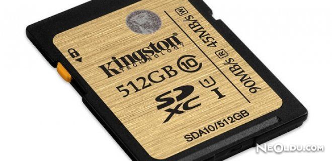 Kingston'dan 512 GB'lık Hafıza Kartı