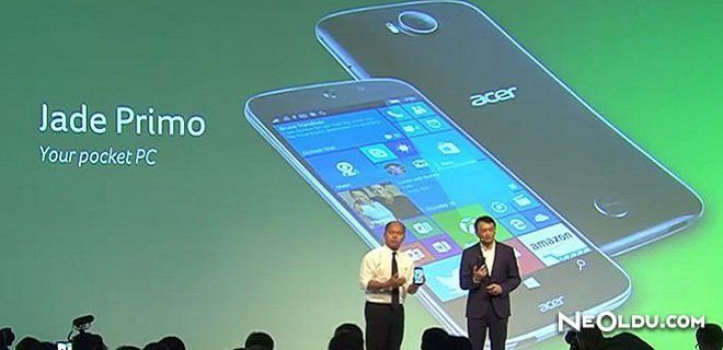 Acer Yeni Windows 10 Telefonunu Görücüye Çıkarttı