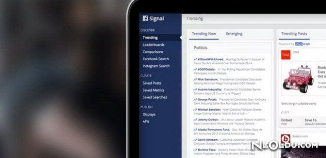 Facebook'un Yeni Veri Kaynağı : Signal