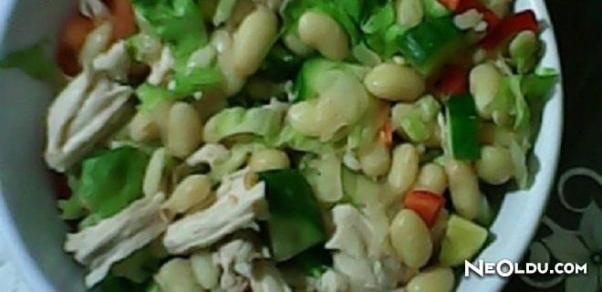 Hindi Etli Kuru Fasulye Salatası Tarifi