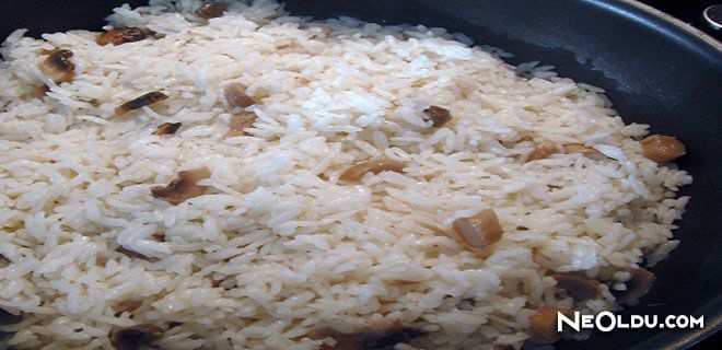 Mantarlı Pirinç Pilavı Tarifi