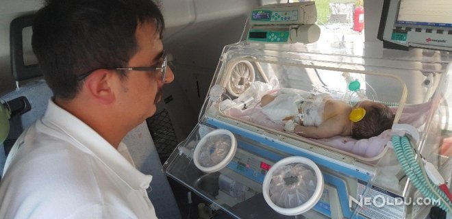 Yeni Doğan Bebeğe Ambulans Helikopter Yardımı