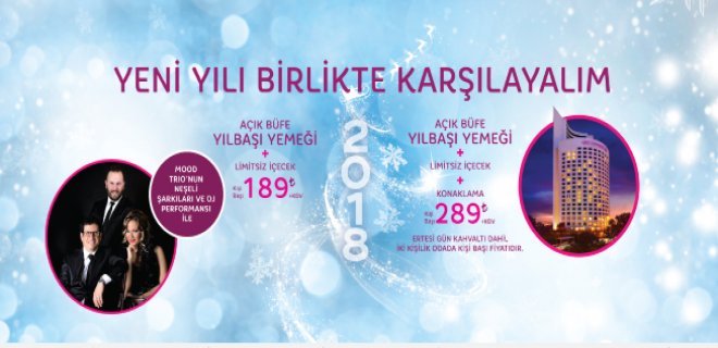 2018 Crowne Plaza İstanbul OryaPark Yılbaşı Gecesi Organizasyonu