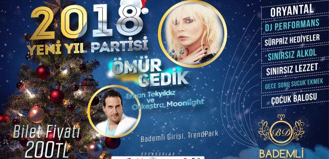 2018 Yılbaşı Programı Bursa Bademli Davet Ömür Gedik Konseri