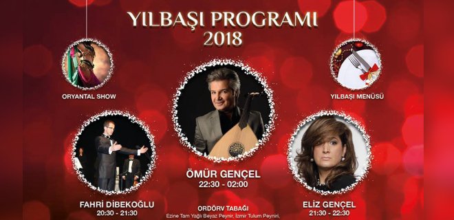 2018 Yılbaşı Programı Bursa Baia Hotel Ömür Gençel Konseri