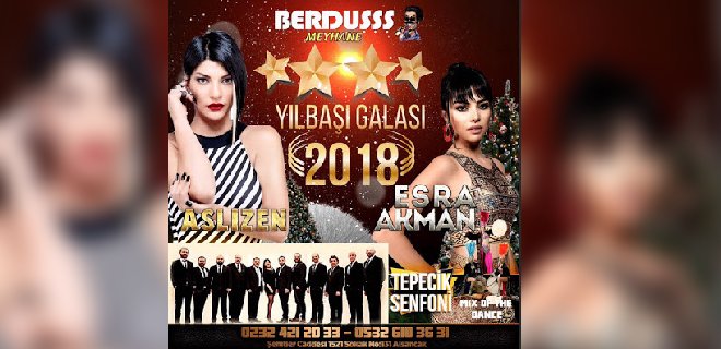 2018 Yılbaşı Programı İzmir Berduşşş Meyhane Aslızen Konseri