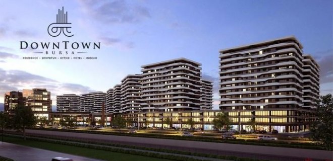 Downtown Bursa Fiyat Listesi ve Projesi