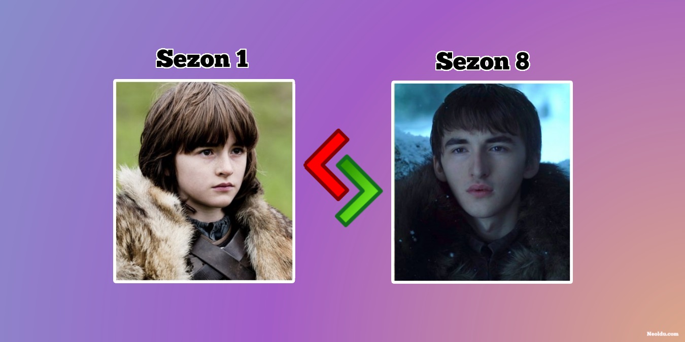 Game Of Thrones Oyuncularının İlk ve Son Bölüm Değişimleri!